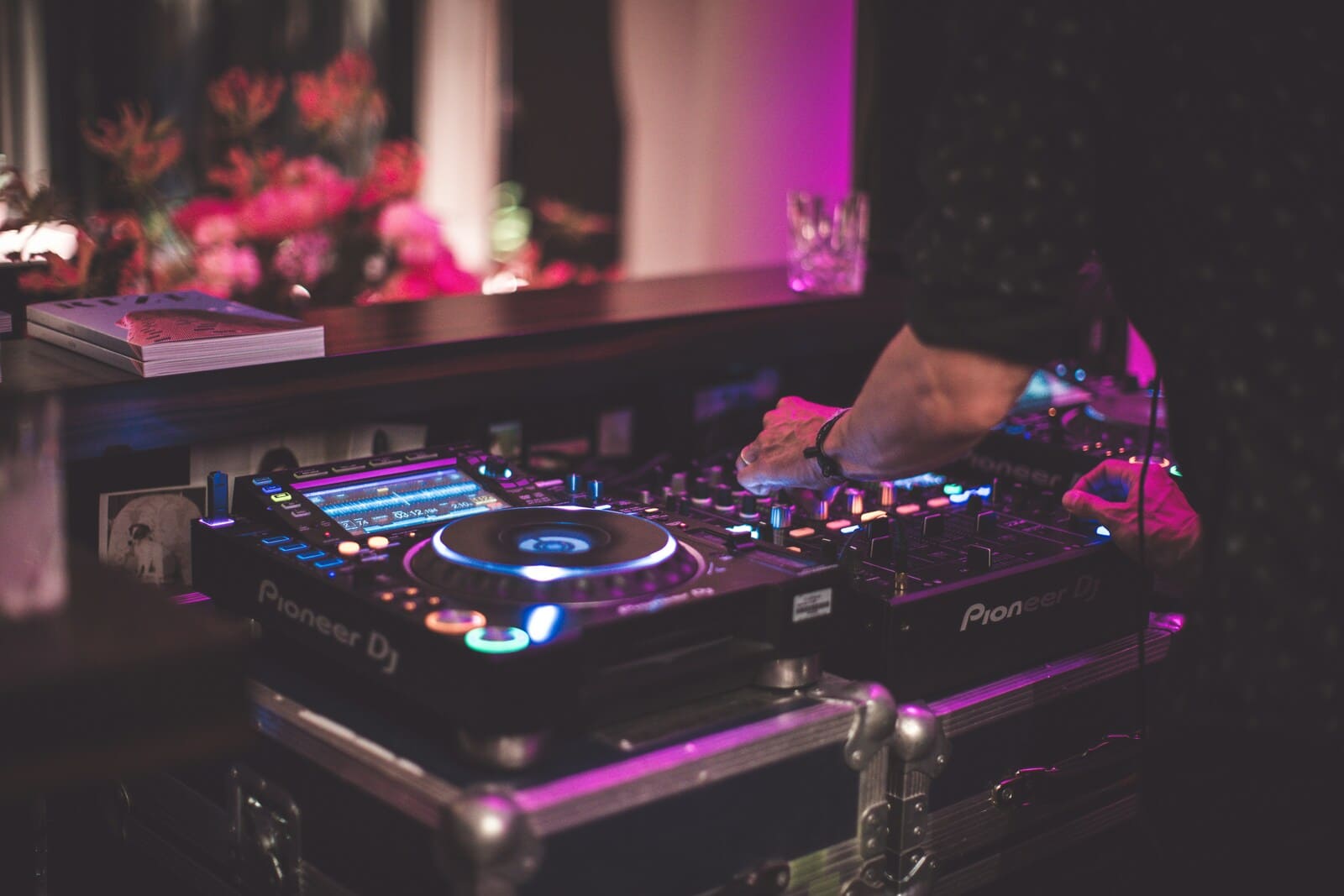 DJ Band & Floor DJ performance at an Indian wedding